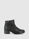 Black Zip Up Ankle Boots